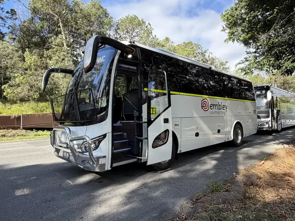 King Long coach — long-haul FIFO configuration