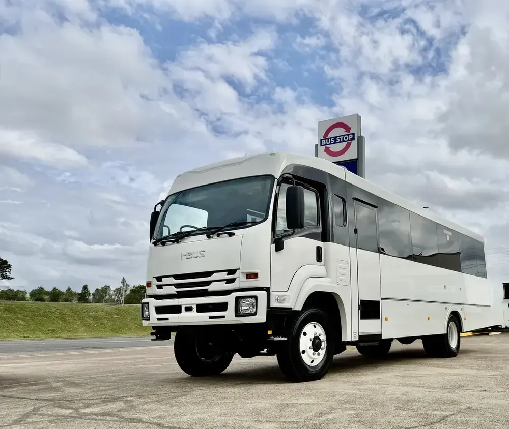 I-Bus F Series — built at the Bus Stop Sales facility