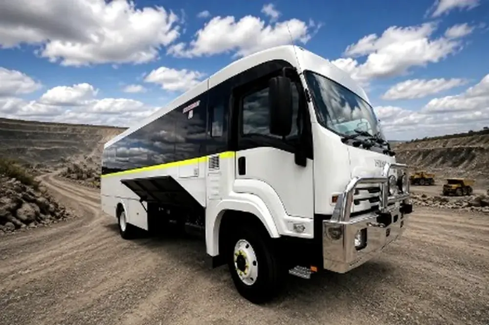 I-Bus 40-Seat 4×4 in the quarry