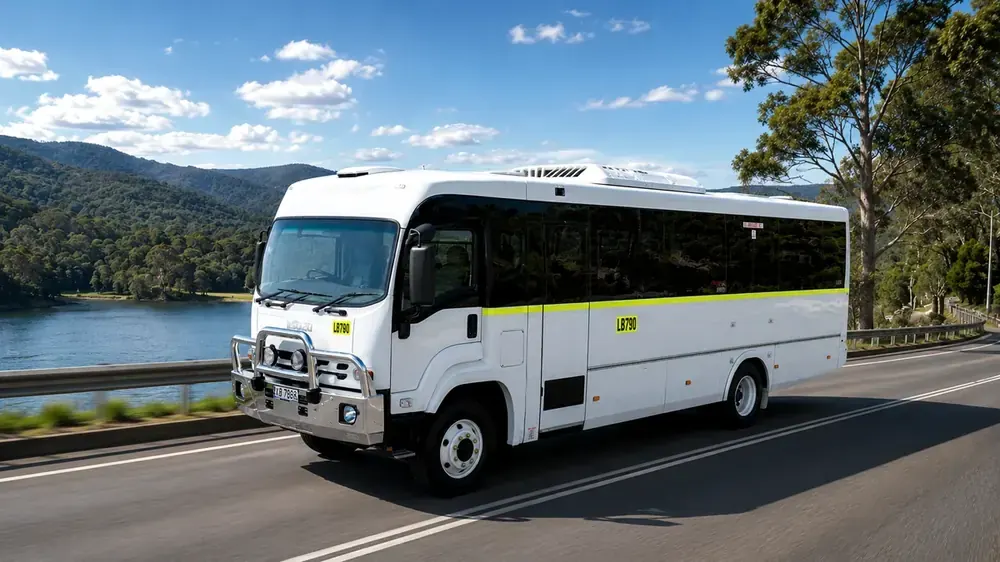 I-Bus FTS 4×4 on site — OEM 4×4, powered by Isuzu