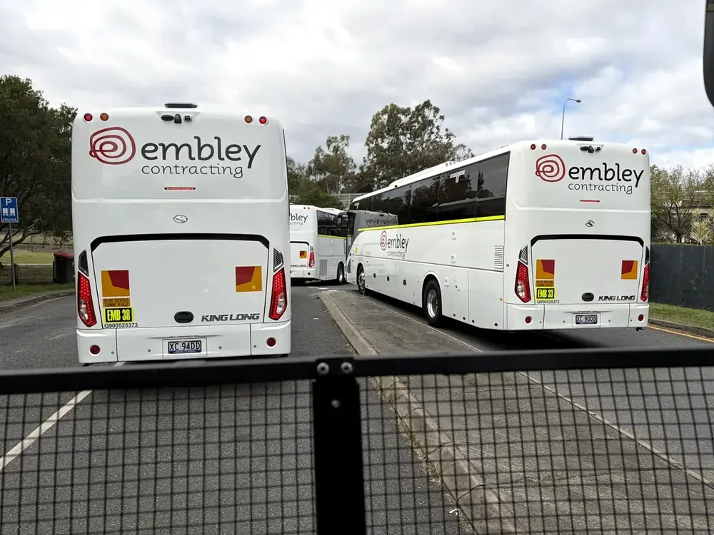 King Long coaches — Embley contracting fleet