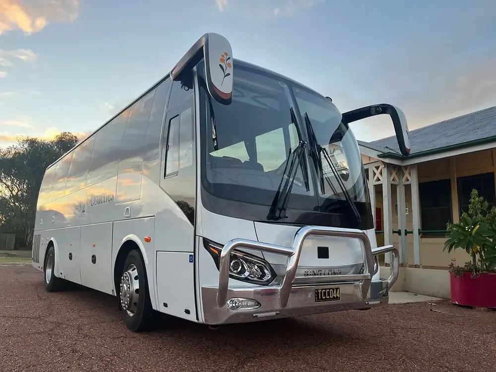 King Long coach on a country NSW run
