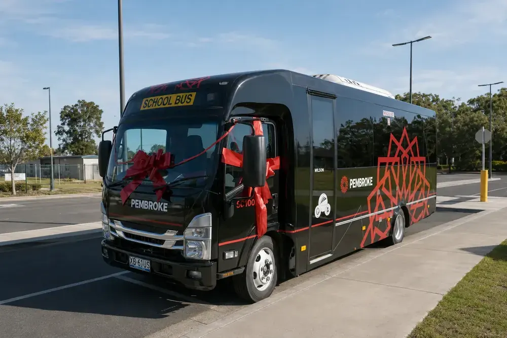Custom-built I-Bus school bus